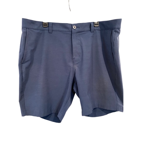 Travis‎ Mathew Golf Shorts Hybrid Stretch Lightweight Blue Mens Size 40 EUC - Picture 1 of 5